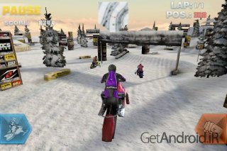 دانلود Snow Bike Racing 1.0 - بازی جدید مسابقه با اسنوموبیل برای اندروید