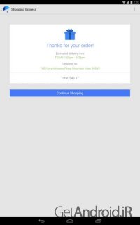 تحویل وسایل درب منزل اندروید