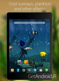 دانلود Aquarium 3D Live Wallpaper Pro 1.7.0 لایو والپیپر سه بعدی آکواریوم ماهی اندروید