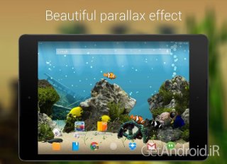دانلود Aquarium 3D Live Wallpaper Pro 1.7.0 لایو والپیپر سه بعدی آکواریوم ماهی اندروید