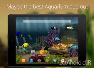 دانلود Aquarium 3D Live Wallpaper Pro 1.7.0 لایو والپیپر سه بعدی آکواریوم ماهی اندروید
