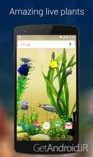 دانلود Aquarium 3D Live Wallpaper Pro 1.7.0 لایو والپیپر سه بعدی آکواریوم ماهی اندروید