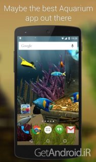 دانلود Aquarium 3D Live Wallpaper Pro 1.7.0 لایو والپیپر سه بعدی آکواریوم ماهی اندروید