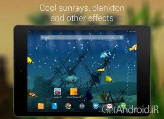 دانلود Aquarium 3D Live Wallpaper Pro 1.7.0 لایو والپیپر سه بعدی آکواریوم ماهی اندروید