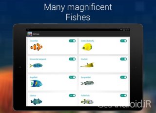 دانلود Aquarium 3D Live Wallpaper Pro 1.7.0 لایو والپیپر سه بعدی آکواریوم ماهی اندروید