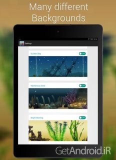 دانلود Aquarium 3D Live Wallpaper Pro 1.7.0 لایو والپیپر سه بعدی آکواریوم ماهی اندروید