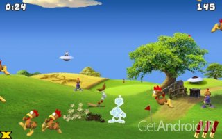 دانلود Crazy Chicken - Invasion 1.0.5 بازی شکار مرغ ها برای اندروید