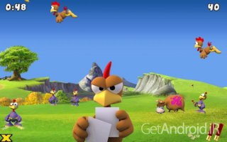 دانلود Crazy Chicken - Invasion 1.0.5 بازی شکار مرغ ها برای اندروید