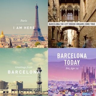 دانلود اینستا پلیس InstaPlace Pro 3.3.4 - برنامه تبدیل عکس به کارت پستال اندروید