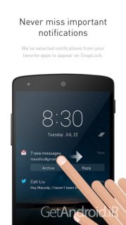 دانلود SnapLock Lock Screen 4.1.0 لاک اسکرین پیشرفته اندروید