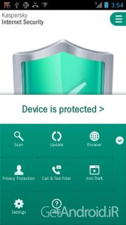 دانلود آنتی ویروس Kaspersky Mobile Antivirus اندروید