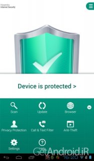 دانلود آنتی ویروس Kaspersky Mobile Antivirus اندروید