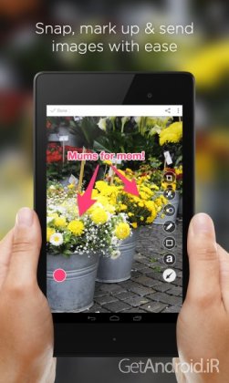 دانلود Skitch - Snap. Mark up. Send. v2.8.4 برنامه عکاسی، نشان گذاری و ارسال اندروید