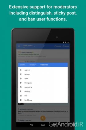 دانلود Reddit News Pro v7.25 برنامه اطلاع از آخرین اخبار جهان اندروید
