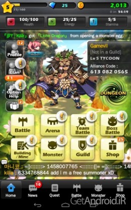 دانلود برنامه Monster Warlord اندروید