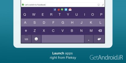 دانلود برنامه Fleksy Keyboard اندروید