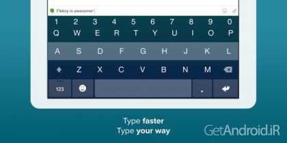 دانلود اپلیکیشن Fleksy Keyboard