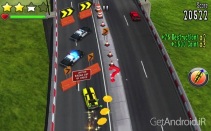 دانلود Reckless Getaway 1.1.0 – بازی تعقیب و گریز اندروید + دیتا