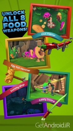 دانلود Food Battle 1.31 بازی نبرد غذاها برای اندروید