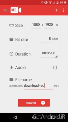 دانلود Rec. (Screen Recorder) Pro 1.8.3 – فیلمبرداری از صفحه نمایش اندروید