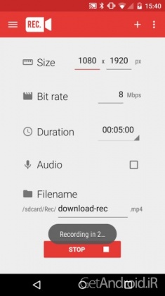 دانلود Rec. (Screen Recorder) Pro 1.8.3 – فیلمبرداری از صفحه نمایش اندروید