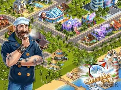 دانلود Sunshine Bay 1.40 بازی شبیه سازی جزیره اندروید + مود