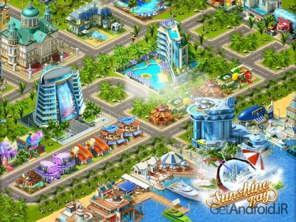 دانلود Sunshine Bay 1.40 بازی شبیه سازی جزیره اندروید + مود