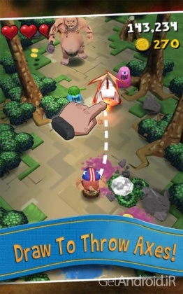 دانلود Max Axe - Epic Adventure 1.6.4 بازی مکس تبرزن اندروید