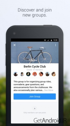 دانلود Facebook Groups 82.0.0.16.70  برنامه گروه های فیس بوک اندروید