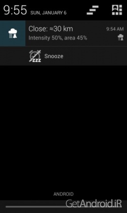 دانلود برنامه Rain Alarm OSM Pro اندروید