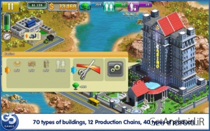دانلود Virtual City: Paradise Resort 1.3 – بازی پناهگاه بهشتی اندروید + دیتا
