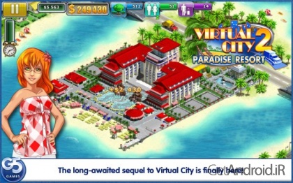 دانلود Virtual City: Paradise Resort 1.3 – بازی پناهگاه بهشتی اندروید + دیتا