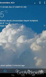 دانلود برنامه Transparent clock weather Pro اندروید