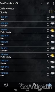 دانلود برنامه Transparent clock weather Pro اندروید