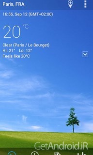 دانلود برنامه Transparent clock weather Pro اندروید