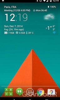 دانلود برنامه Transparent clock weather Pro اندروید