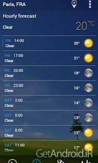 دانلود برنامه Transparent clock weather Pro اندروید