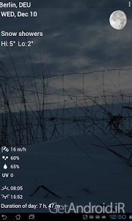 دانلود برنامه Transparent clock weather Pro اندروید