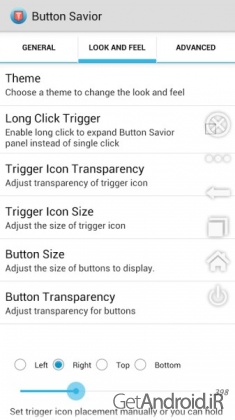 دانلود Button Savior (Root/Non Root) PRO 2.4.1 - برنامه کلیدهای مجازی اندروید
