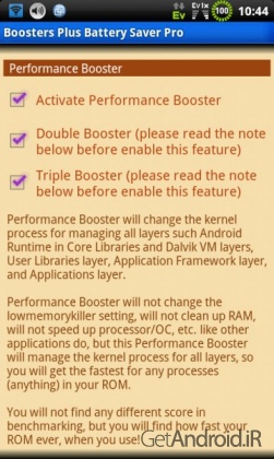 دانلود BOOSTERS PLUS BATTERYSAVER PRO 5.9.4 نرم افزار تقویت موبایل اندروید