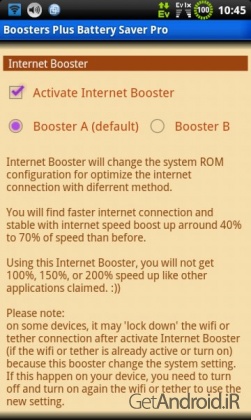 دانلود BOOSTERS PLUS BATTERYSAVER PRO 5.9.4 نرم افزار تقویت موبایل اندروید