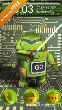 دانلود GO Locker VIP – theme & wallpaper 6.06 بهترین قفل صفحه نمایش اندروید