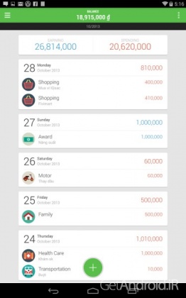 دانلود برنامه Money Lover Money Manager اندروید