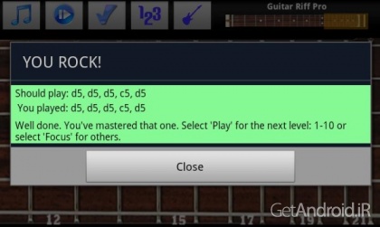 دانلود برنامه Guitar Riff Pro اندروید