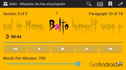 دانلود Balto Speed Reading 4.2a نرم افزار تند خوانی اندروید