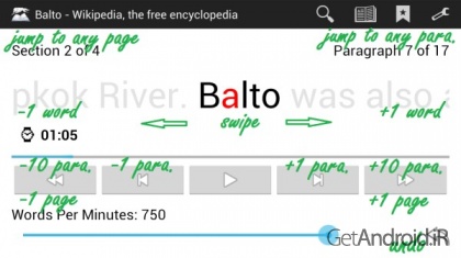 دانلود Balto Speed Reading 4.2a نرم افزار تند خوانی اندروید