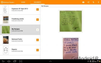 دانلود برنامه Genius Scan اندروید