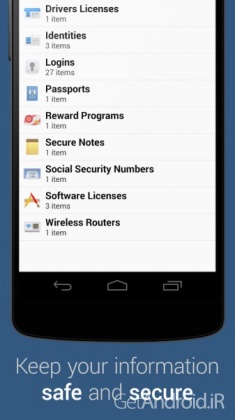دانلود برنامه 1Password Premium اندروید