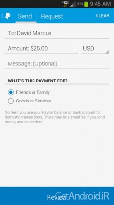 دانلود برنامه PayPal Cash App اندروید