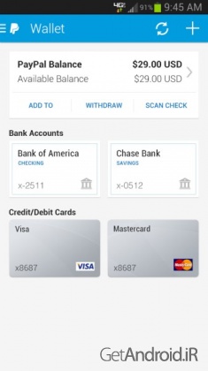 دانلود برنامه PayPal Cash App اندروید